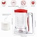 Imagen de Dispensador de Masa 900ml Crepes Dispensador con Tapa y Báscula con 100 Piezas Papel para Cupcakes para Hornear Cupcakes Gofres Magdalenas Crepes y Pasteles