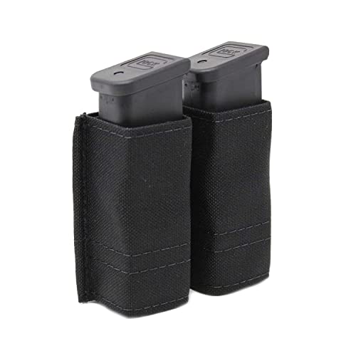 Esstac Double Pistol Gap KYWI Pouch (Black, No Attachment Method)