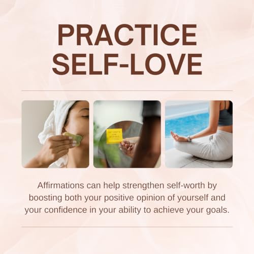 Image of inchI Am inch Affirmation Cards For The Shower - USA Made Tree-Free Waterproof & Durable, Easy To Stick And Remove To Mirror And Shower Tiles, No Adhesive Just Water