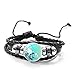Produktbild Ozean Welle Multilayer Leder Armband Azure Meer Organ Herz Herz Glühbirne Wal Hourglass Muster Glas Kuppel Charm Armband 21Cm
