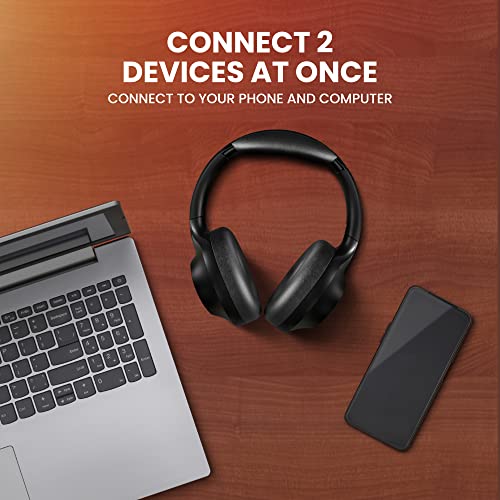 Clearcall 70 - Wireless Headphones With Microphone + Removable Boom Mic - Work Headphones Wireless Bluetooth, Over Ear Headphones With Mic, Work From Home Headset With Mic, Headphones For Laptop #TOP4