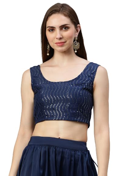 de moza Women Crop Top Woven Top Embroidery Polyester-picture-31