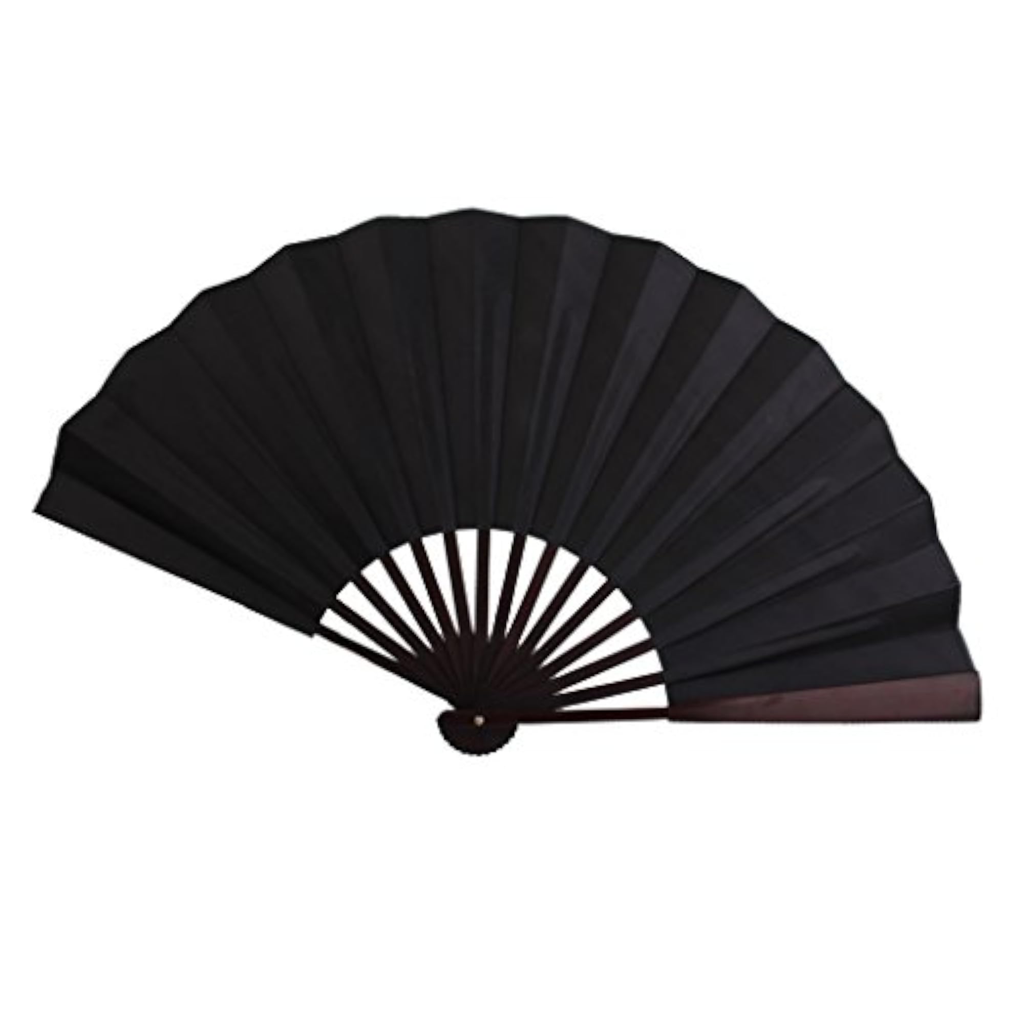 Men's Silk Blank Hand Fan for Calligraphy and Dancing