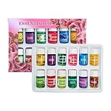 Oli Per Aromaterapia Per Diffusore - Set Di Oli Essenziali Per Umidificatori | Aromaterapia Domestica Con Fragranze Naturali | Diffusore Di Profumati Per Massaggi Rilassanti E Uso Spa | Yoga Essen