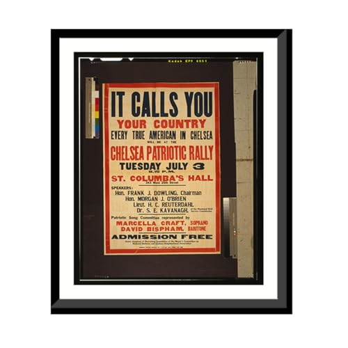 It calls you. Your country. Chelsea patriotic rally Vintage Wall