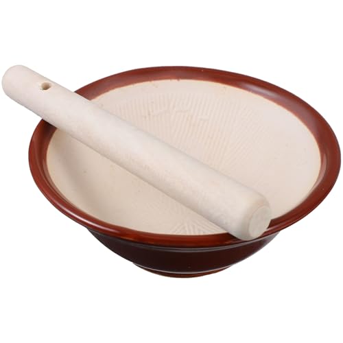 JECOMPRIS Keramik Reibeschale Klein für Küchenutensilien Gewürz Knoblauchreibe Spülmaschinenfest...