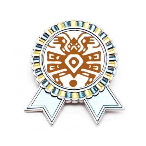 Broche Totems mexicaine ancienne pour donner du caractère à une veste sobre en métal M