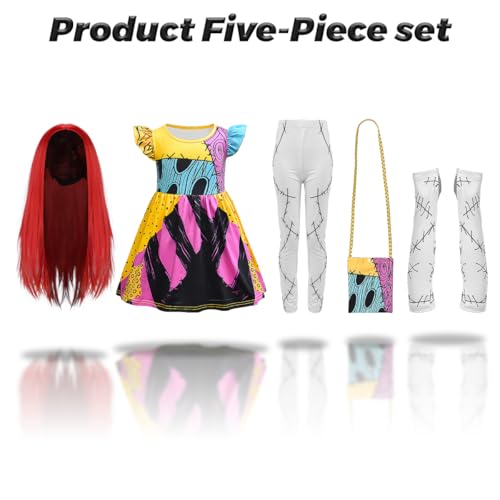 Disfraz Sally para Niñas Con Peluca y Accesorios miniatura 5