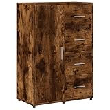 【Matériau durable :】 le bois d'ingénierie est d'une qualité exceptionnelle avec une surface lisse et présente également résistance, stabilité et résistance à l'humidité. Fabriquée en bois d'ingénierie, le meuble de rangement est facile à nettoyer avec un chiffon humide.