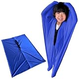 heizi ボディソックス 【現役保育士監修】 子供 ADHD 多動症 落ち着き グッズ センサリーツール 発達障害 自閉症 (ブルー, S(身長89-112cm))