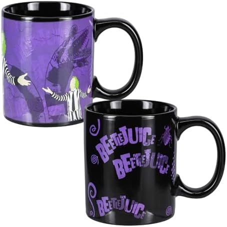 Paladone Beetlejuice Heat Changing Mug - Officially Licensed Horror Movie Merch, Ceramic Coffee Cup 10 oz image 4