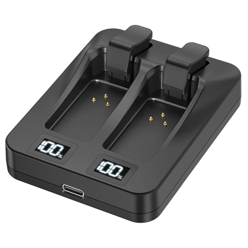 BJWW Dual-Port Battery Charger for SRAM AXS/eTap Red Force Rival GX Eagle Battery USB C Fast Charging with Digital Display (Only Charger)