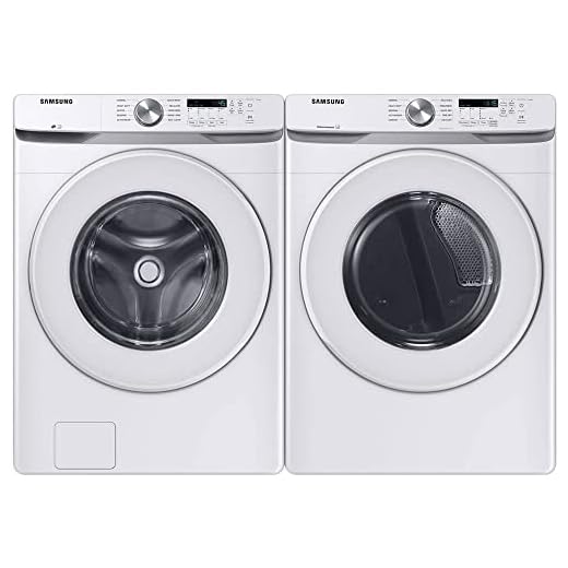 Samsung WF45T6000WPR White Front Load Laundry Package