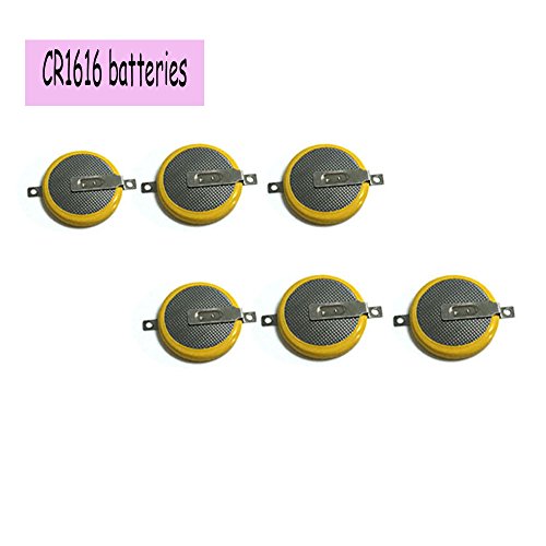 image for Popmall CR1616 Batteries with Tabs,12 Pack CR1616 Lithium Replacement 