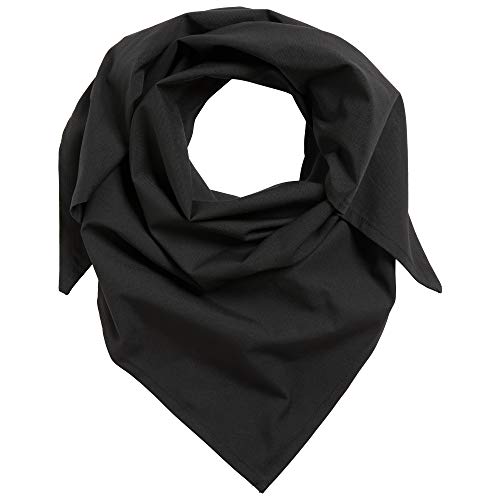 Uncommon Threads Unisex Chef Neckerchief, Black, One Size