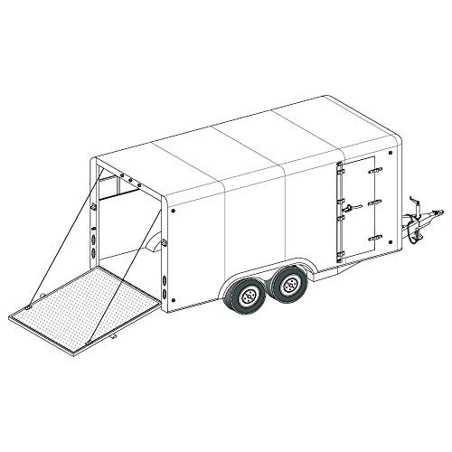 The Trailer Parts Outlet - 16CC - 16'x8' Covered Cargo Trailer DIY Master Plan w/Blueprint