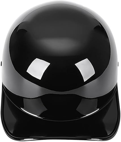 Miniatura 4 de Casco de béisbol para motocicleta, media gorra para bicicleta, crucero, chopper, ciclomotor, scooter, aprobado por puntos