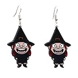 Reiko Gracioso Lindo Bruja Halloween Aretes