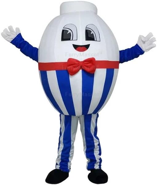 Adult Humpty Dumpty Egg Suit Animal Mascot Costume Party Carnival Costumes