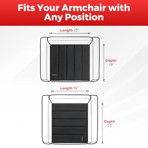 Image of Comfyanno Couch Cushion Support Board, Repairs Sagging Armchair, Ready to Use, 19 inch x 23 inch, Heavy-Duty Solid Wood Board, Safe Corner, Sinking Couch & Sofa Fix Saver