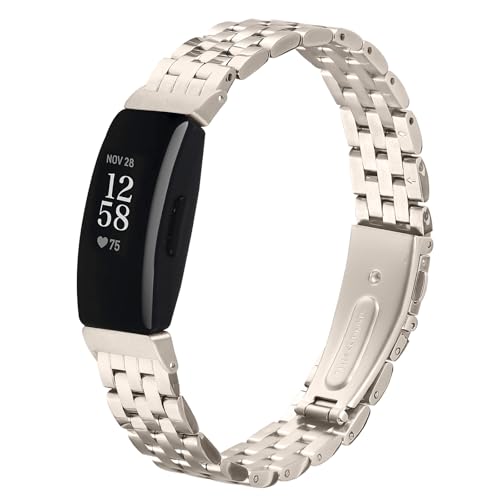 Fitbit inspire 2�p���^���X�g���b�v�A���߉\�Ȑ܂肽���ݎ��o�b�N���X�����X�|�[�c�o���h�AFitbit inspire 1/HR�o���h(Starlight�AInspire 2)�B