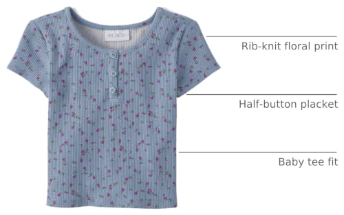 Image of The Children's Place Girls' Basic Short Sleeve Knit Shirts