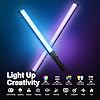 Mettlelite LS400C RGB LED Light Stick Full Color Continuous Output Video Light 2 ft with APP Control 2800K-8000K CRI96 TLCI97 RGB CCT HSI 10 Customizable Light Effects Built in Rechargeable Battery