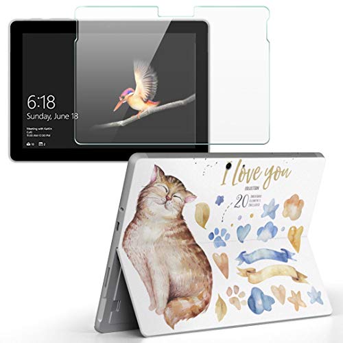 igsticker Surface Go/Surface Go 2 ��p�X�L���V�[�� �K���X�t�B���� �Z�b�g �t���ی� �t�B���� �X�e�b�J�[ �A�N�Z�T���[ �ی� 015593 �L �v�w �� �p��