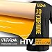 VVIVID+ Deep Yellow Premium Line Heat Transfer Film 12" x 36" (3ft) for Cricut, Silhouette & Cameo