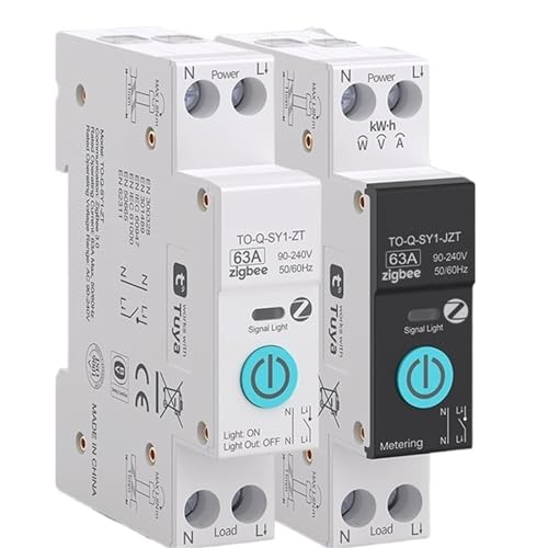Disjoncteur intelligent WiFi 16A avec compteur de consommation Rail DIN