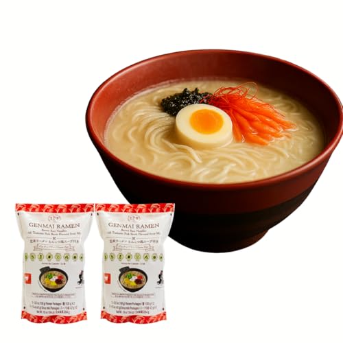 GENKI-DO! Made in Japan, Gluten-free, Animal-free, Plant-based, healthy Japanese Brown Rice Ramen...