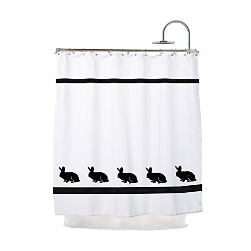 Bunny Rabbit Shower Curtain In Your Choice of Colors