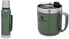 Stanley 1913 Classic Legendary Thermal Flask 1L - Keeps Hot Or Cold for 24 Hours - BPA-Free Insulated Bottle - Stainless Steel Coffee Flask - Leakproof - Dishwasher Safe - Hammertone Green