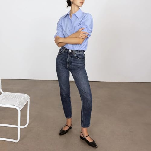 Pazzion Women's Closed Pointy Toe Low Heel Pumps Strap Buckle Slingback Flats Shoes for Casual Working Leisure Size 4-16 US4