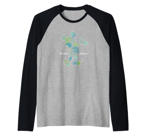 Mickey Mouse tee-shirt raglan tropical pour éviter les hauts basiques sans style