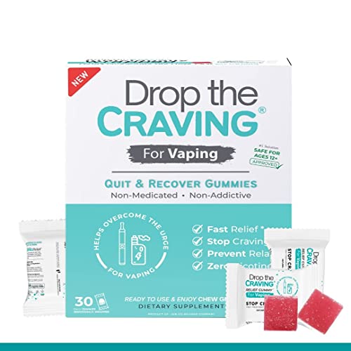 Gummies to Quit Vaping | Safe for Teens & Adults | 100% Non-Addictive, Zero Nicotine, Works Fast | Support to Stop Cravings for Vaping | e Cigarette Quit Smoking - 2 Pack - Thumbnail 2