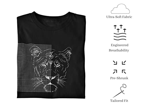 TESORI COLLEZIONI Men's Lioness Premium Graphic Tee