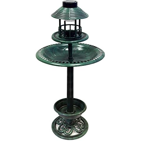 110cm Outdoor Vogel Brunnen Tränke hotel solar licht LED ArtNr. 29177 Cover