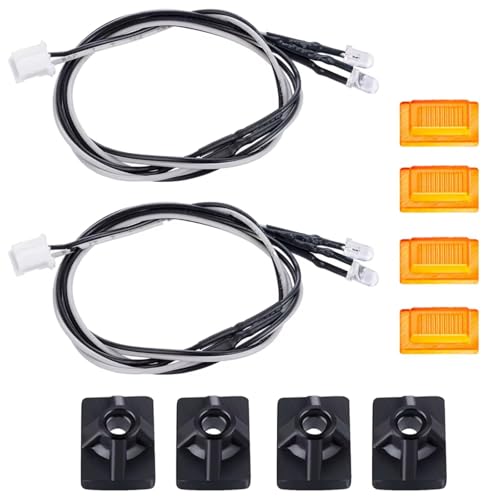 Piezas para Tamiya R620 Scania 1/14 luces faldón camión volquete 3V