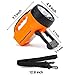 WASING 10 Watt 1000 Lumens LED Rechargeable Spotlight Flashlight