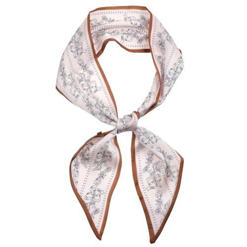 Neck Scarf for Women, Elegant Purse Scarf for Handbags, Silky Satin Headscarf for Women's Hair, Bag Scarfs for Handbags Long Thin Satin Head Scarfs Fashion Accessories