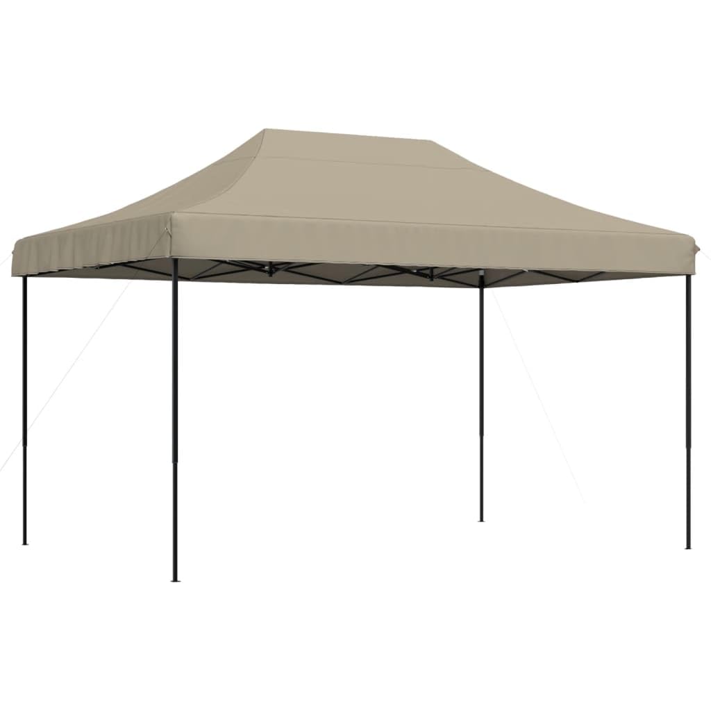 vidaXL Tienda de Fiesta Plegable Pop-Up Taupe 440x292x315 cm
