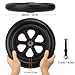 IHDYPPEW Premium Caster Wheel (2-pack) – 12 Inch Wheelchair Wheel, Plastic Spoked Wheel Replacement for Manual Wheelchairs – Sturdy Hard Rubber Tire & Mobility Aid Accessories