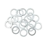 a absopro olio schiacciate rondelle 16mm id. 22mm od. scarico tappo guarnizioni (set di 20)