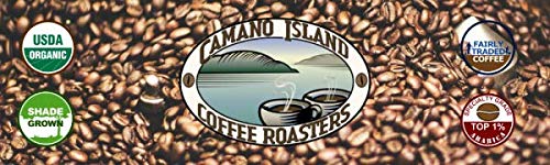 Camano Island Coffee Roasters Papua New Guinea Ground 2Lb, Fresh Medium Roast, Usda Organic, Fairly Traded, Shade Top 1% Grown Arabica, Delicious Cocoa, Dried Fruit, Brown Sugar Flavor Profile #TOP6