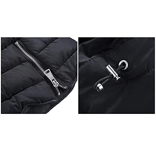 Bellivera Women Quilted Lightweight Puffer Jacket, Winter Clothes Trendy Padded Bubble Short Coat 1712019 Black L #TOP5