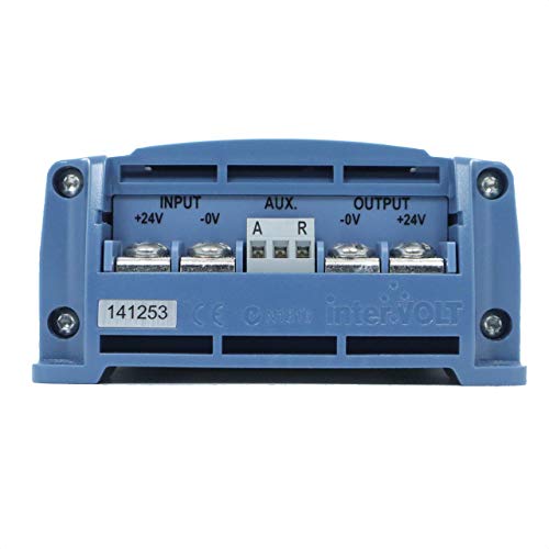 interVOLT 24V DC Stabilizer/Voltage Regulator/Power Conditioner/Battery Charger (20-33 VDC Input | 28-24 VDC Output) - Heavy Duty 20A DC-DC Isolated - GEN II Maxi Model SPCi242420G24