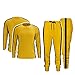 acsefire Bruce Lee's Tuta da uomo Felpa da uomo Pantaloni sportivi Bruce Lee Abbigliamento Kung Fu cinese manica lunga e pantaloni