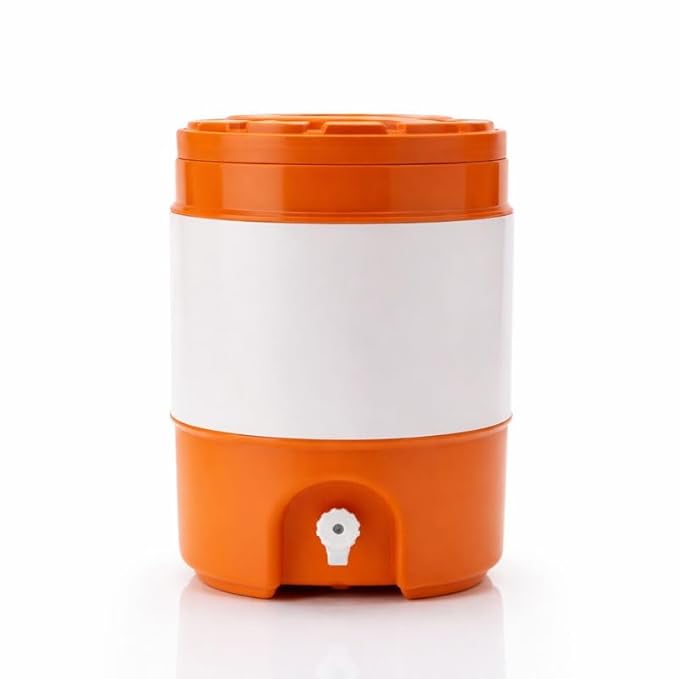 Aqua Cool Water Jug Long-Lasting Cooling up to 30 Hours Heavy-Duty Insulated Water Container (Orange, 20 litres)
