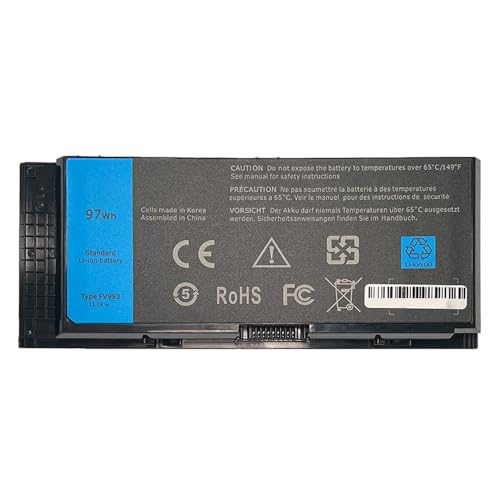 Batteria per computer portatile FV993 KJ321 FJJ4W compatibile con Dell Precision M6600 M6700 M6800 M4600 M4700 M4800 Series R7PND PG6RC RY6WH